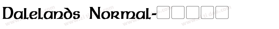Dalelands Normal字体转换